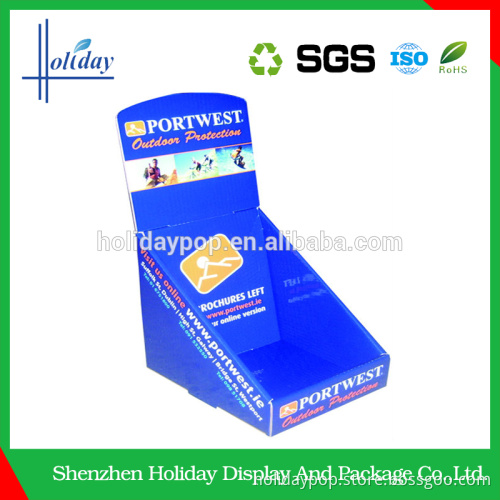Shows and events Easy to assemble cardboard counter display box